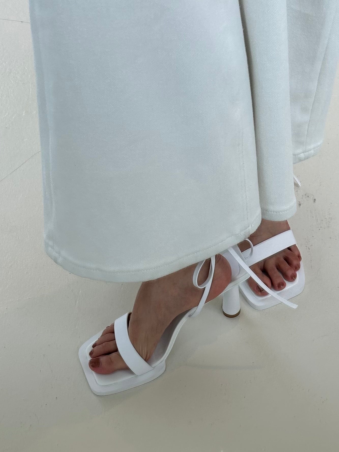 羅馬綁帶高跟涼鞋<br>Lace Up Heeled Sandal