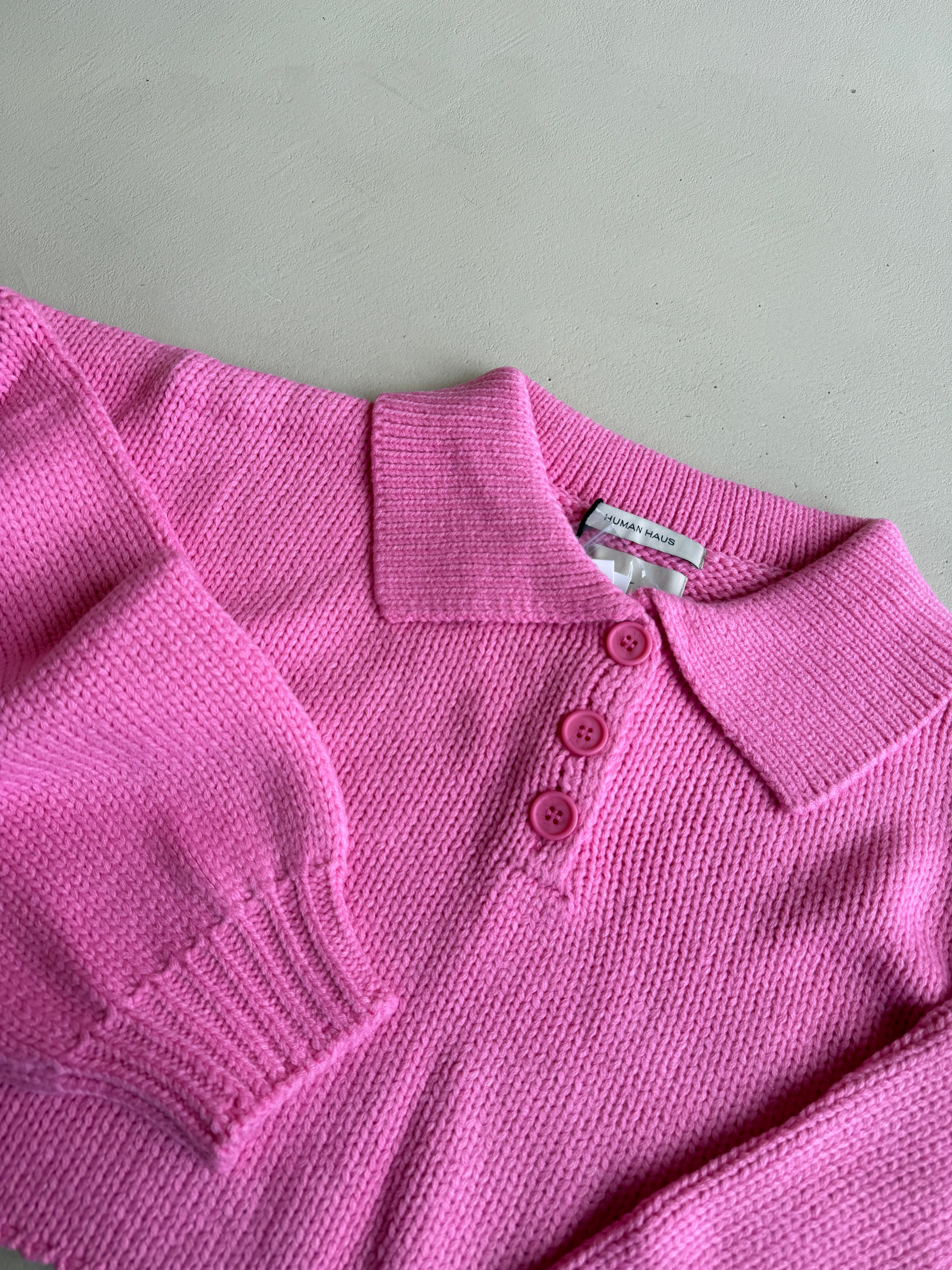 【拍照樣品】Button-collar Sweater