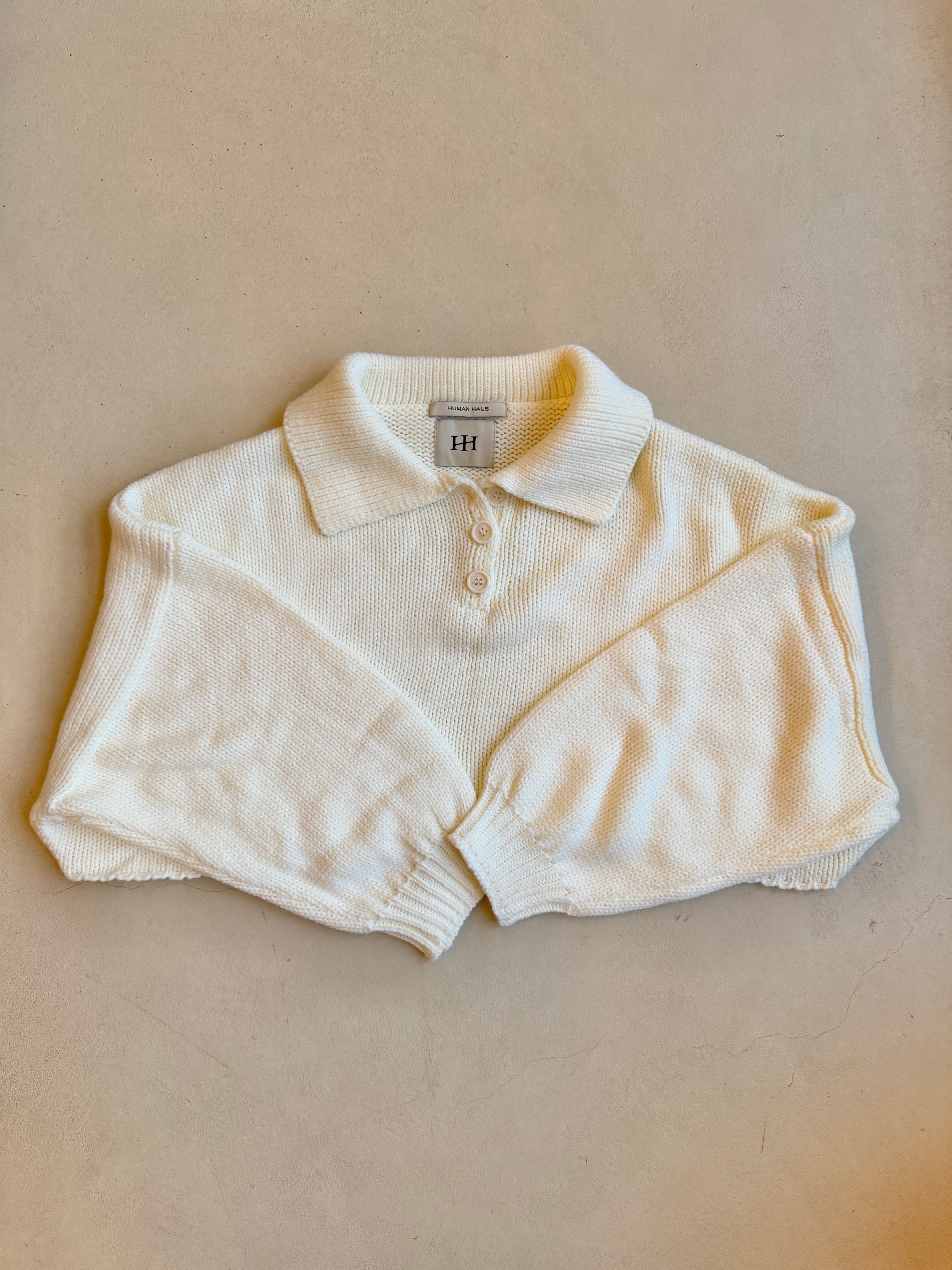 【拍照樣品】Button-collar Sweater