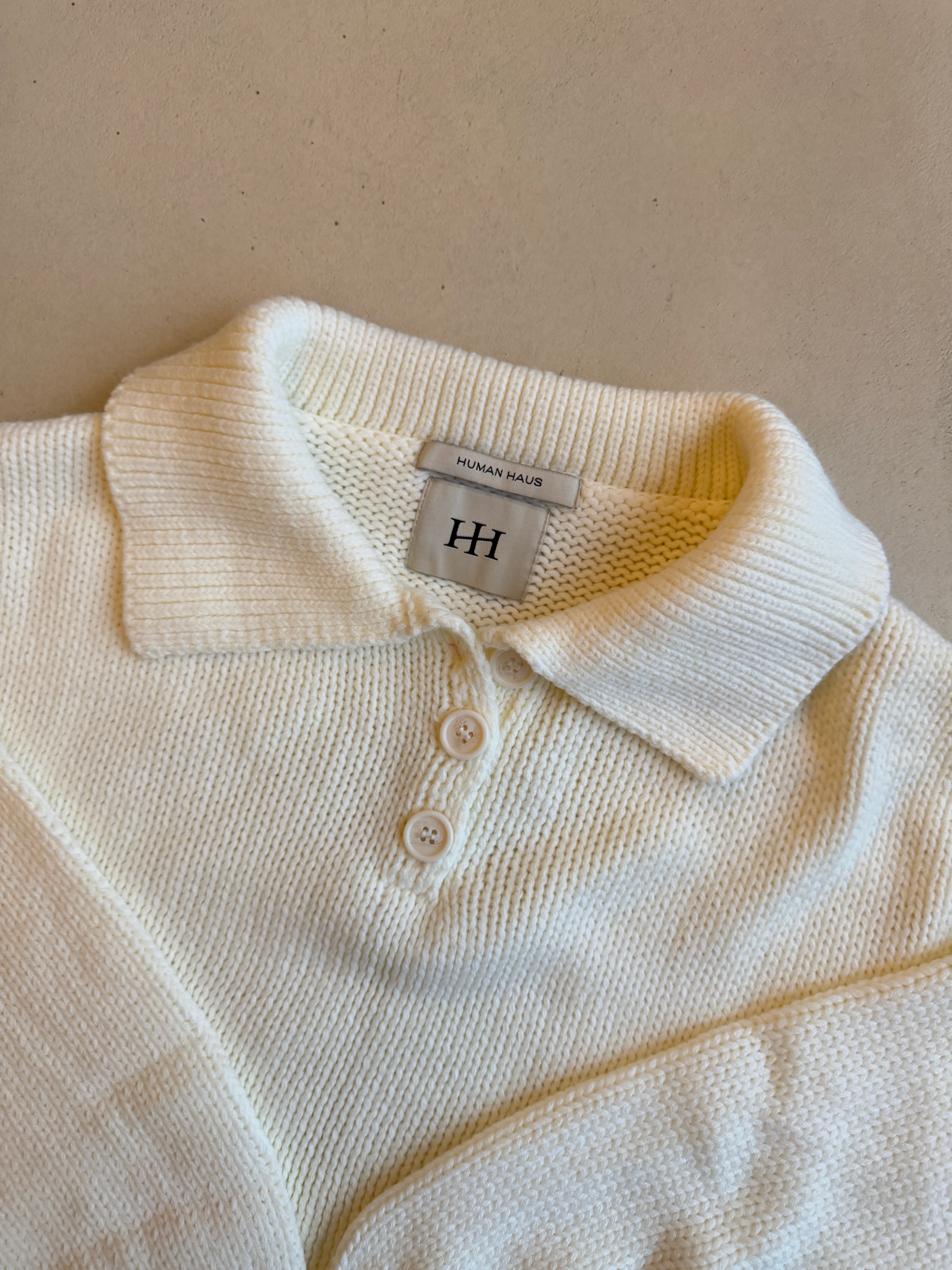 【拍照樣品】Button-collar Sweater