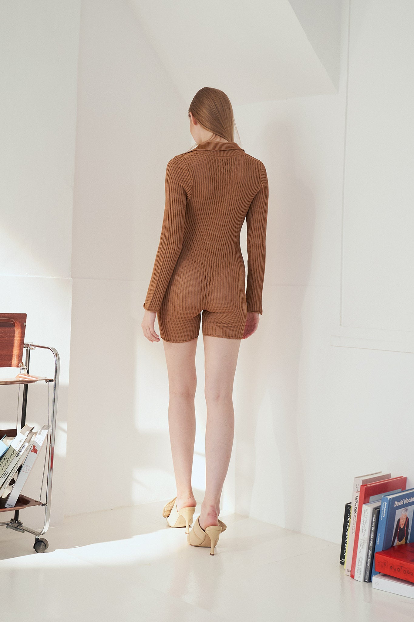 Long Sleeve Crochet Bodysuit