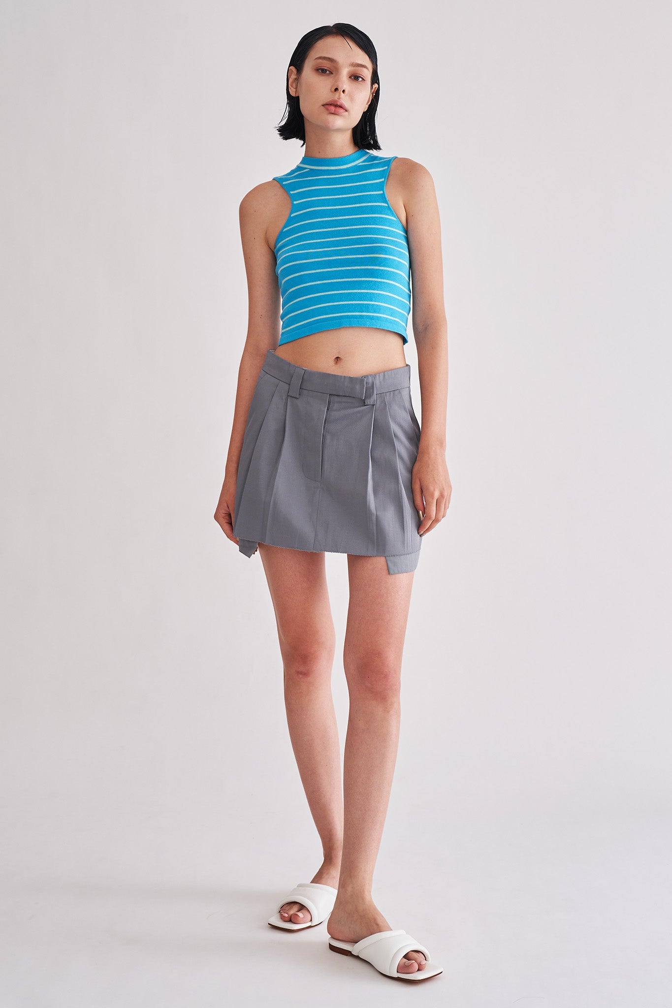 Striped Knit Tank Top