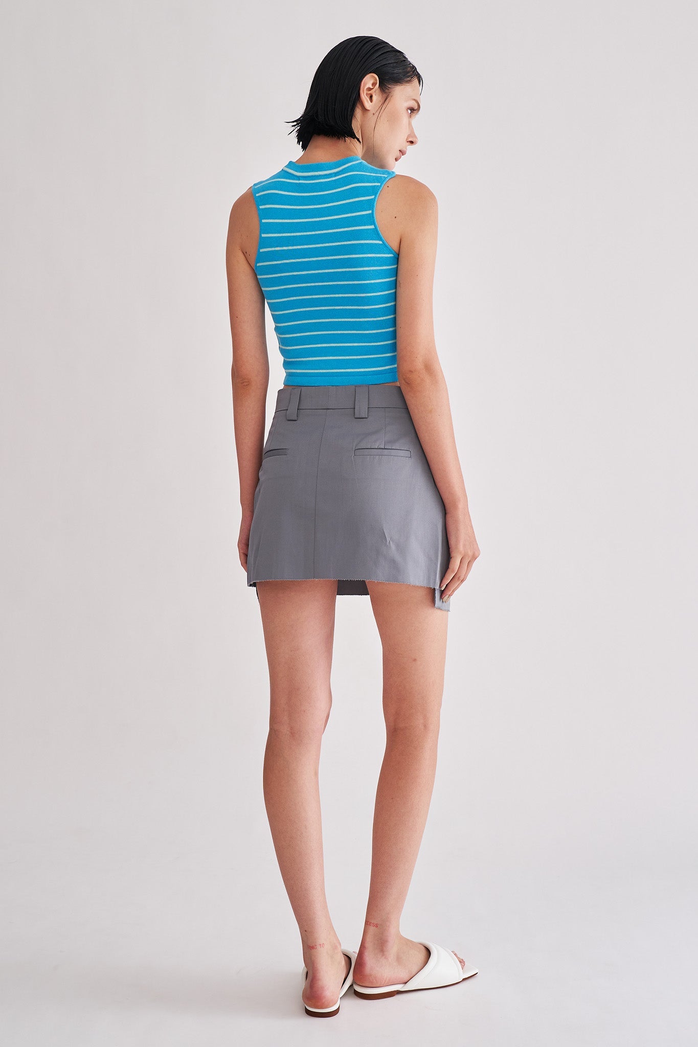 Striped Knit Tank Top
