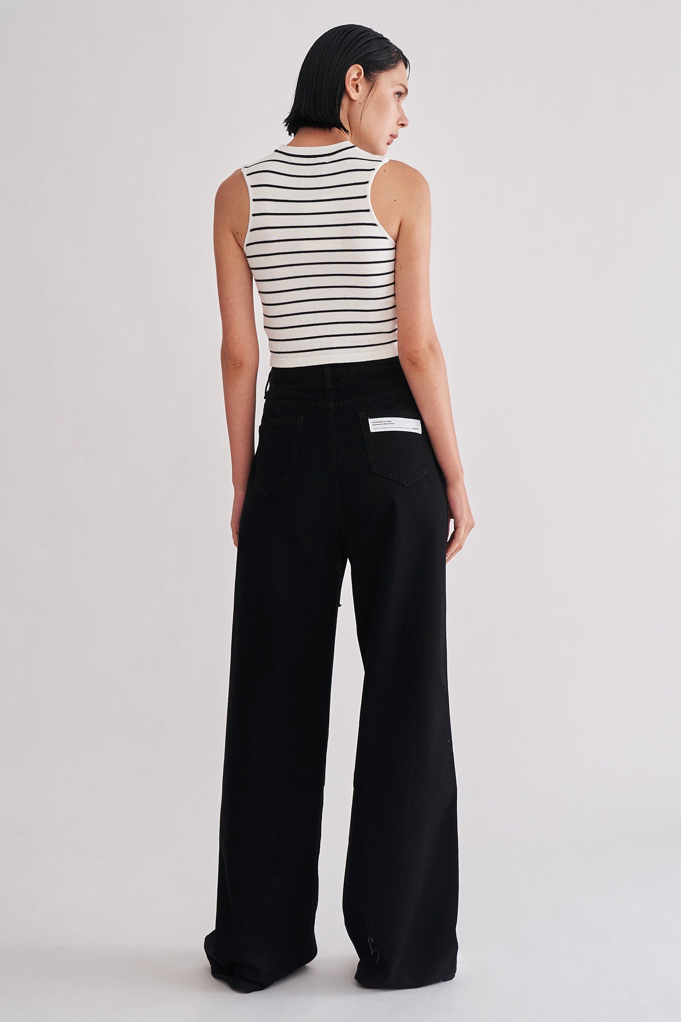 Striped Knit Tank Top