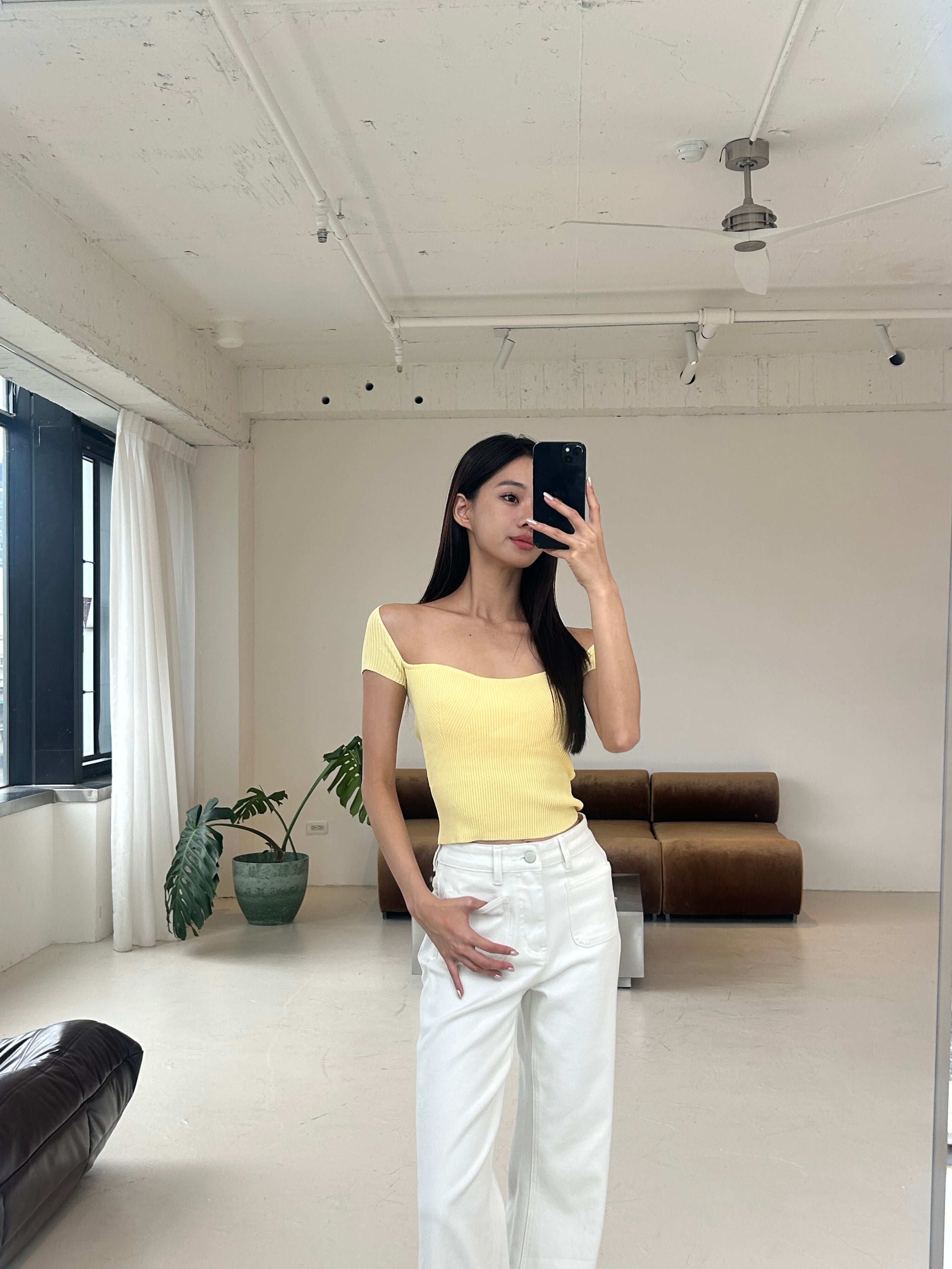 Haunt You Knit Bra Top