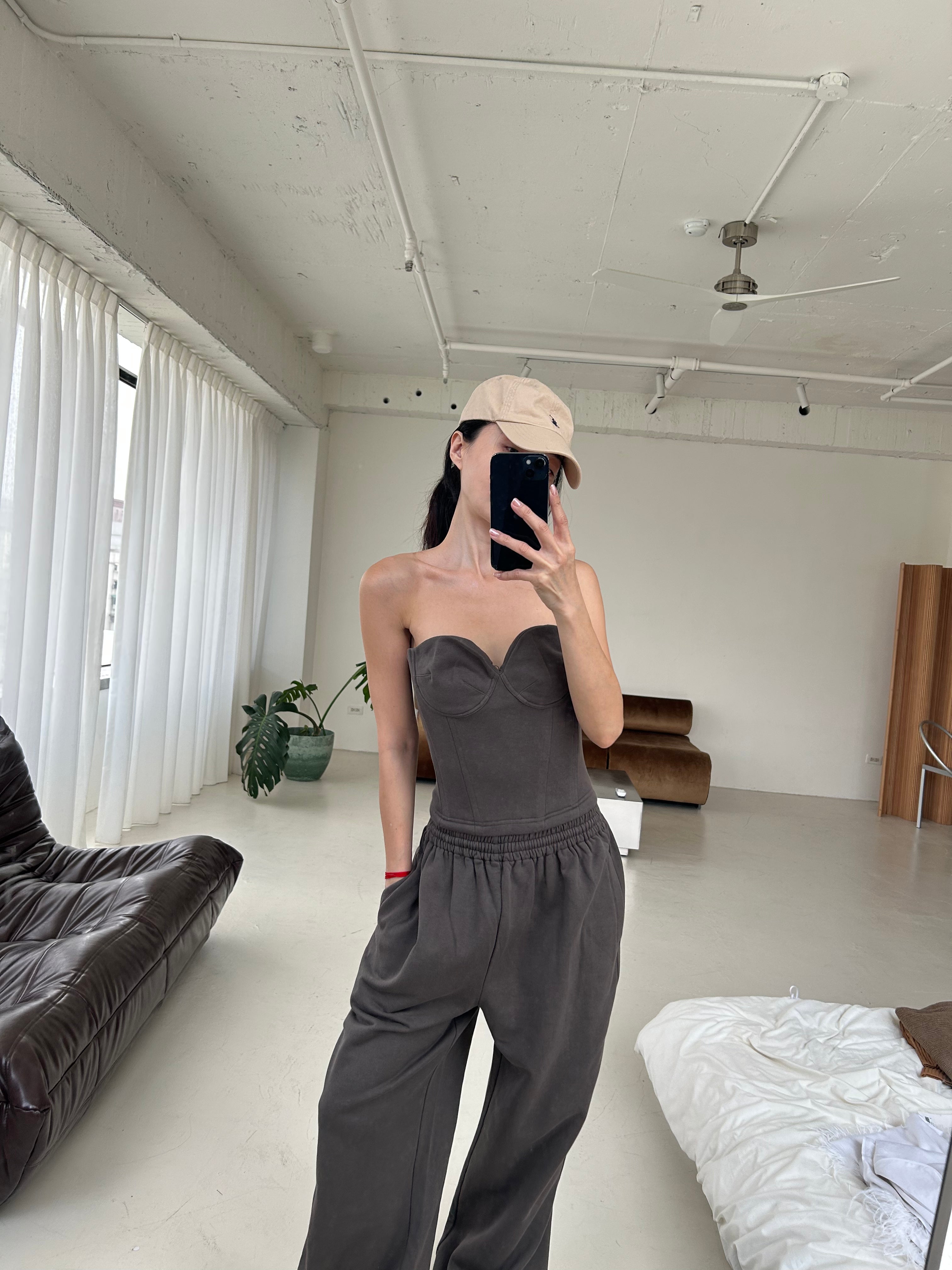 STRAPLESS BONED CORSET TOP