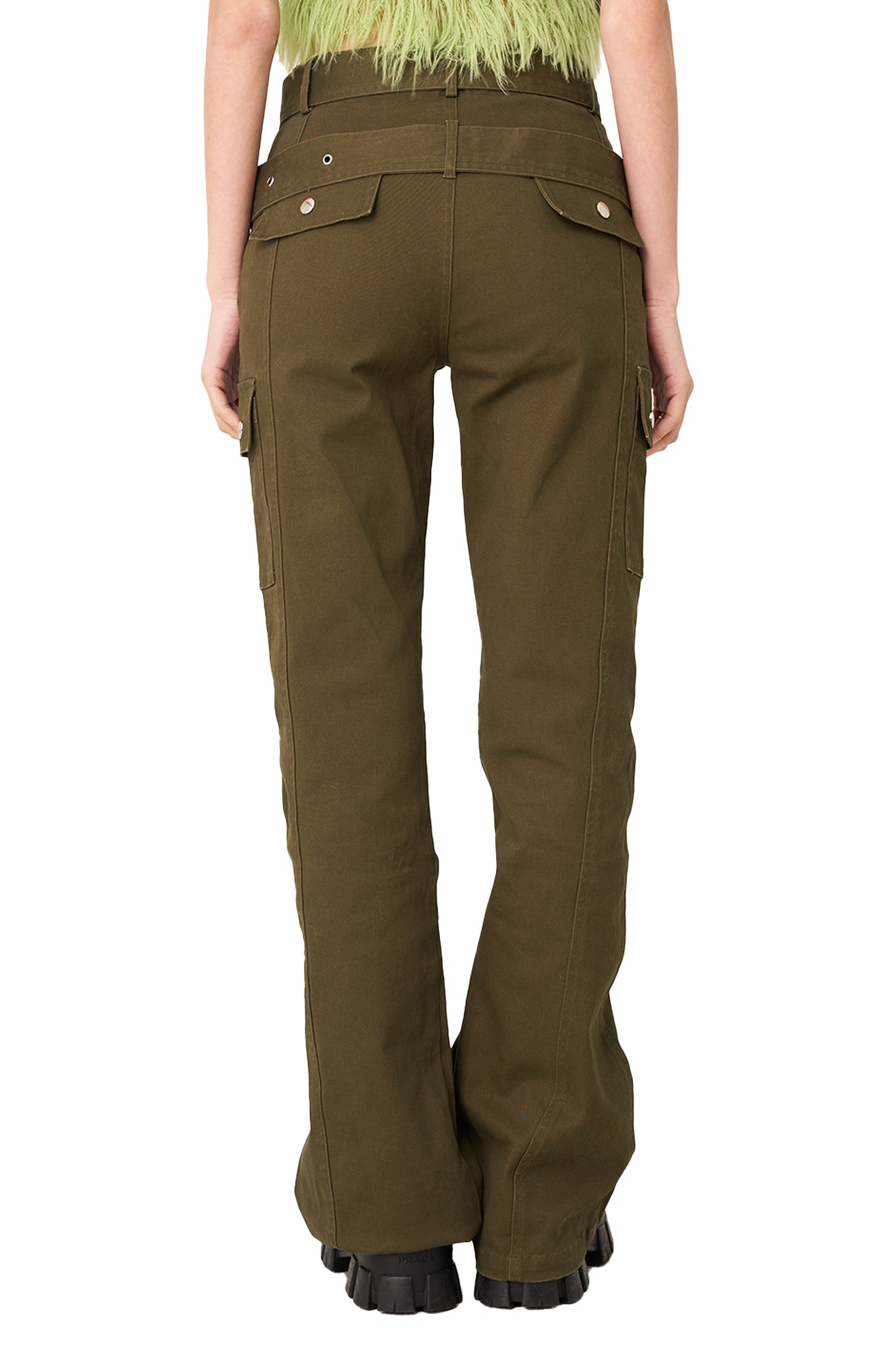 Cargo Trousers With Belts
