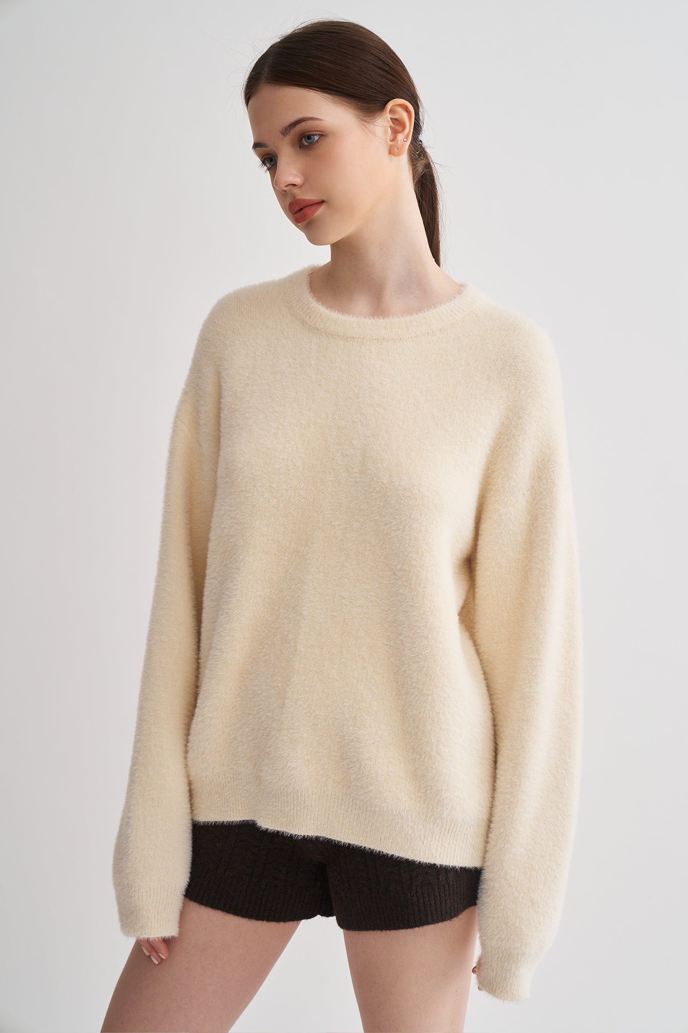 Faux Mink Sweater