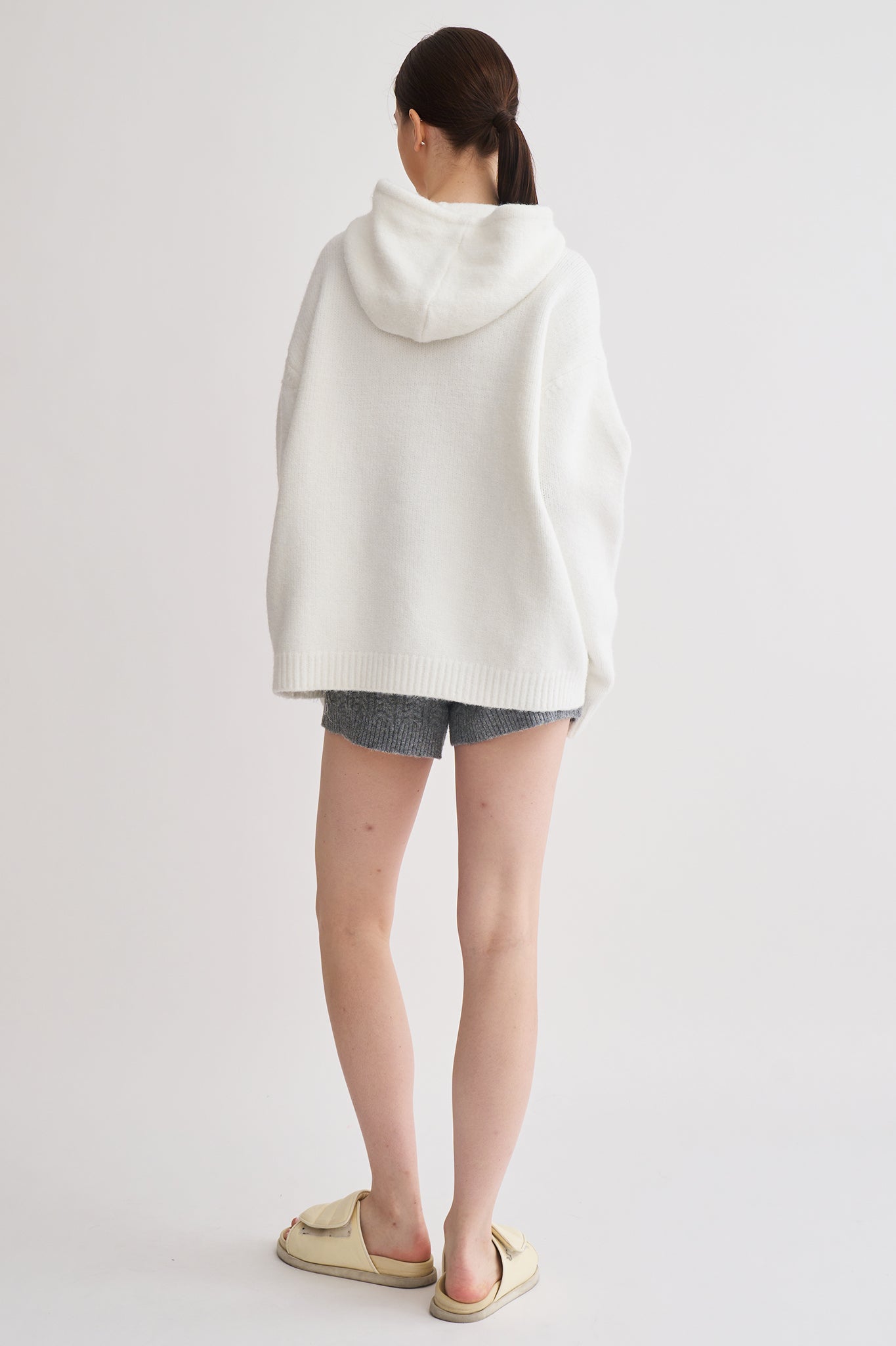 Oversized hotsell knit hoodie