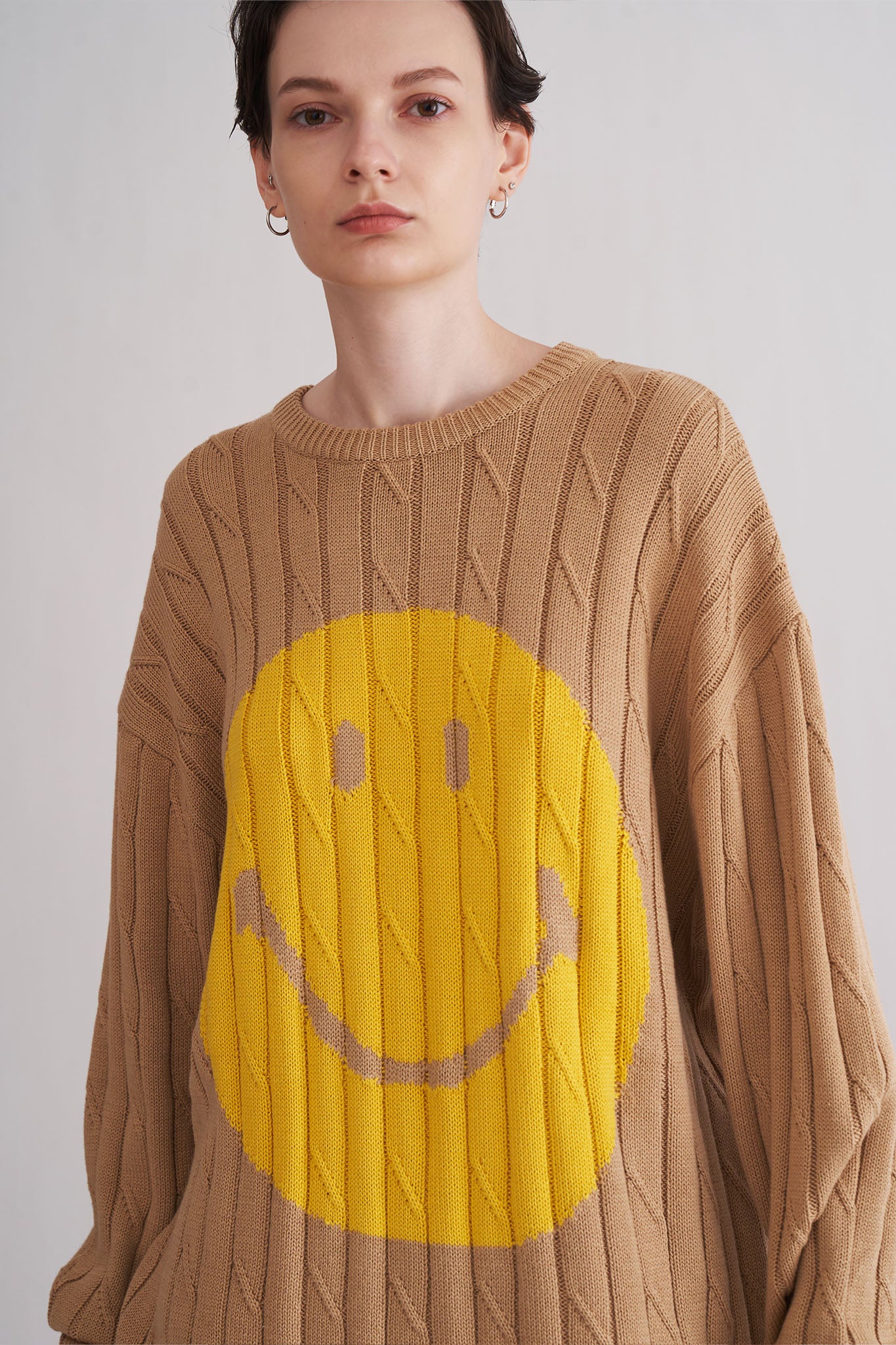 Smiley Knit Top