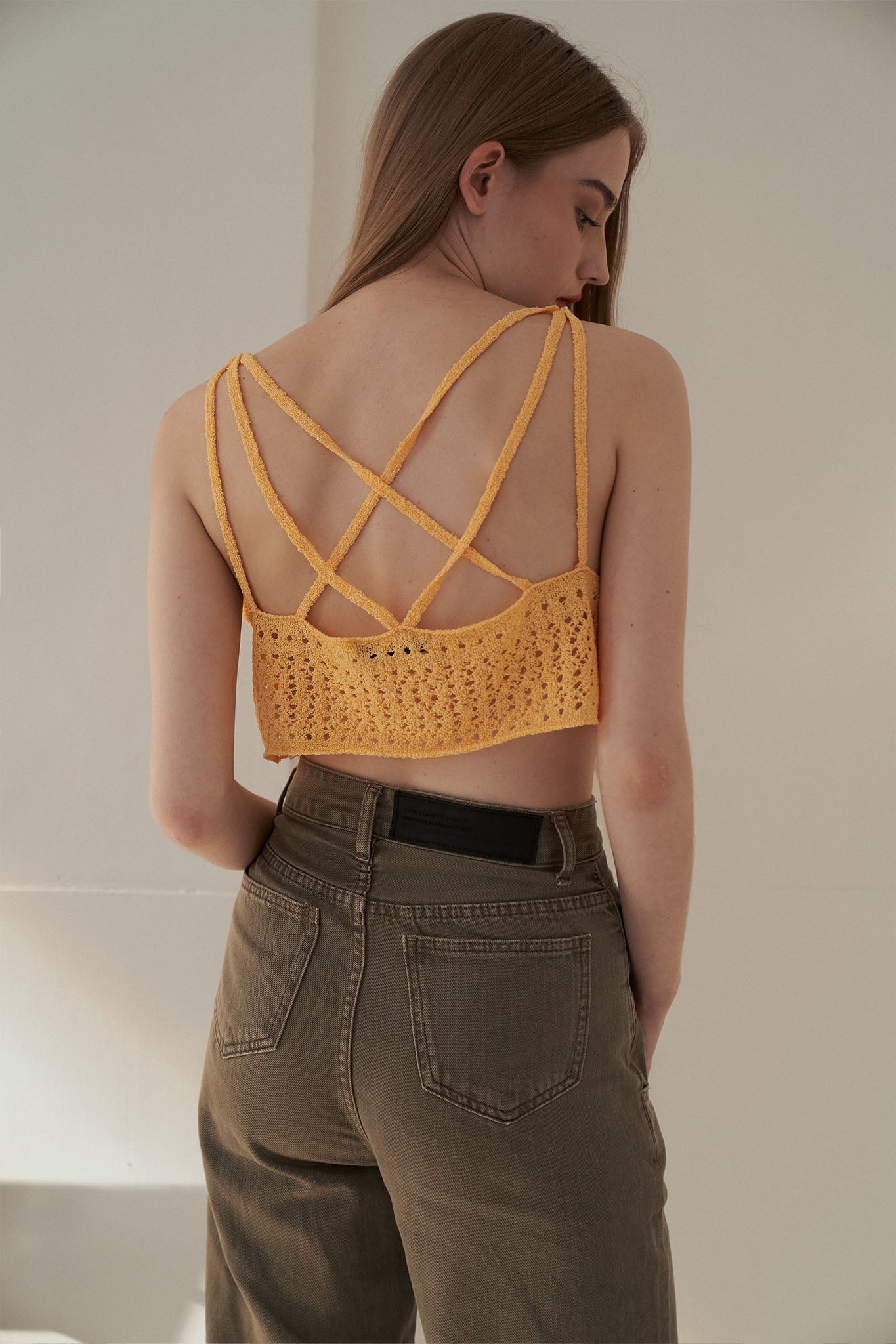 Strappy Crochet Crop Top