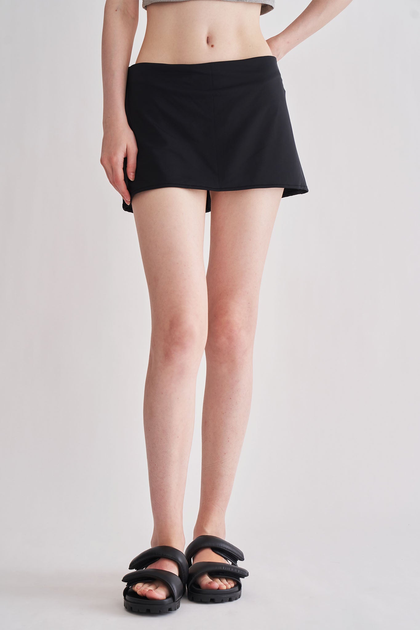 Low-Rise Mini Skirt