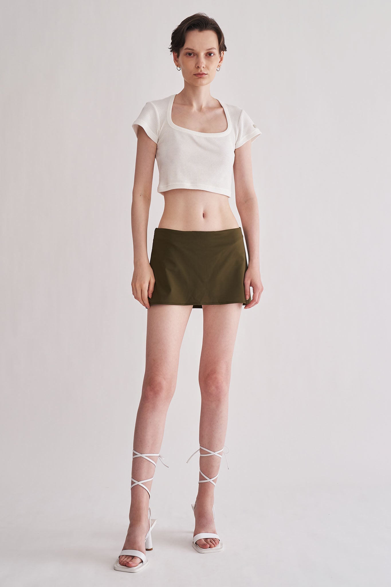 Low-Rise Mini Skirt